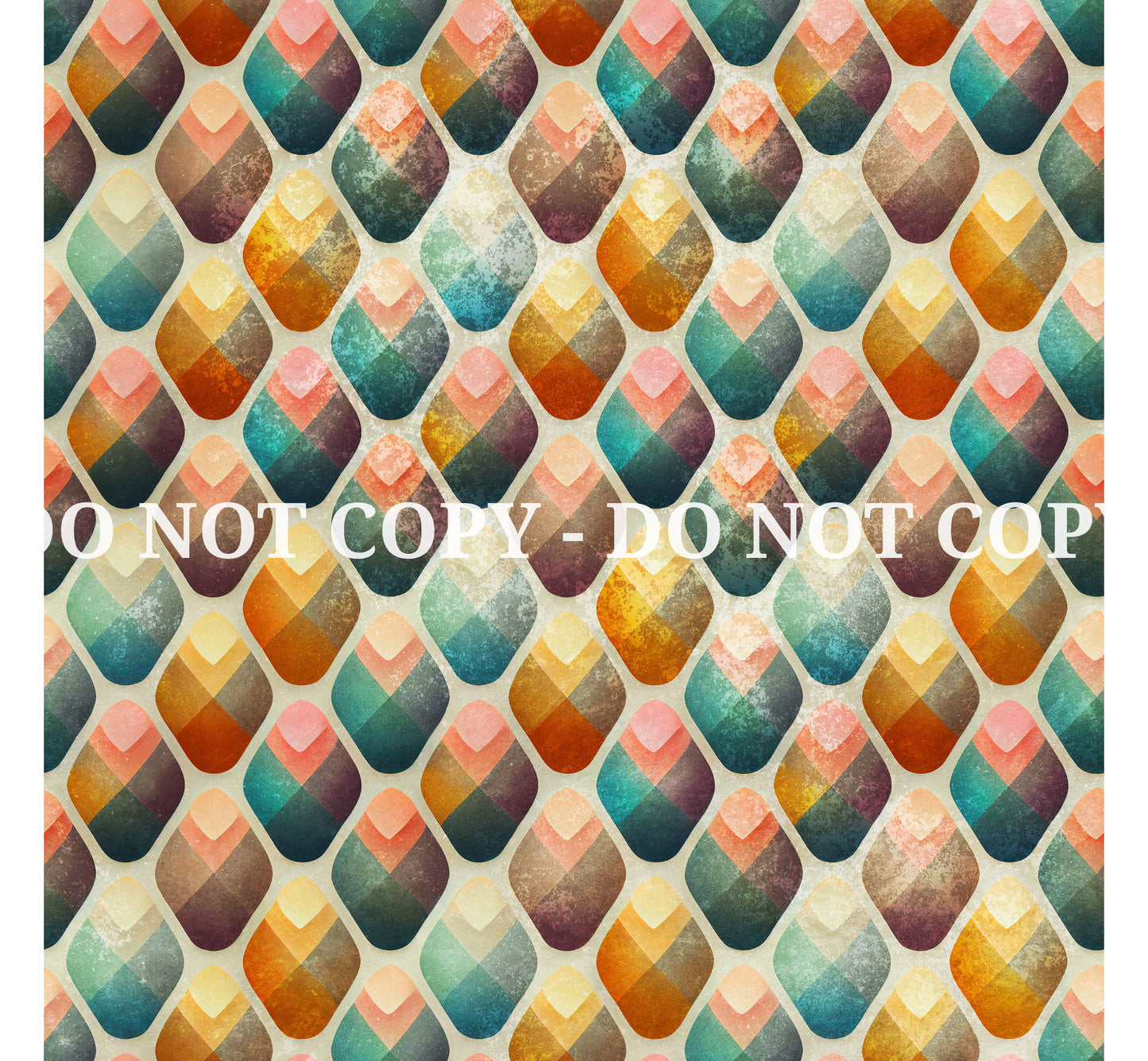 RETRO RAINBOW GRUNGE PATTERN VINYL - MULTIPLE VARIATIONS