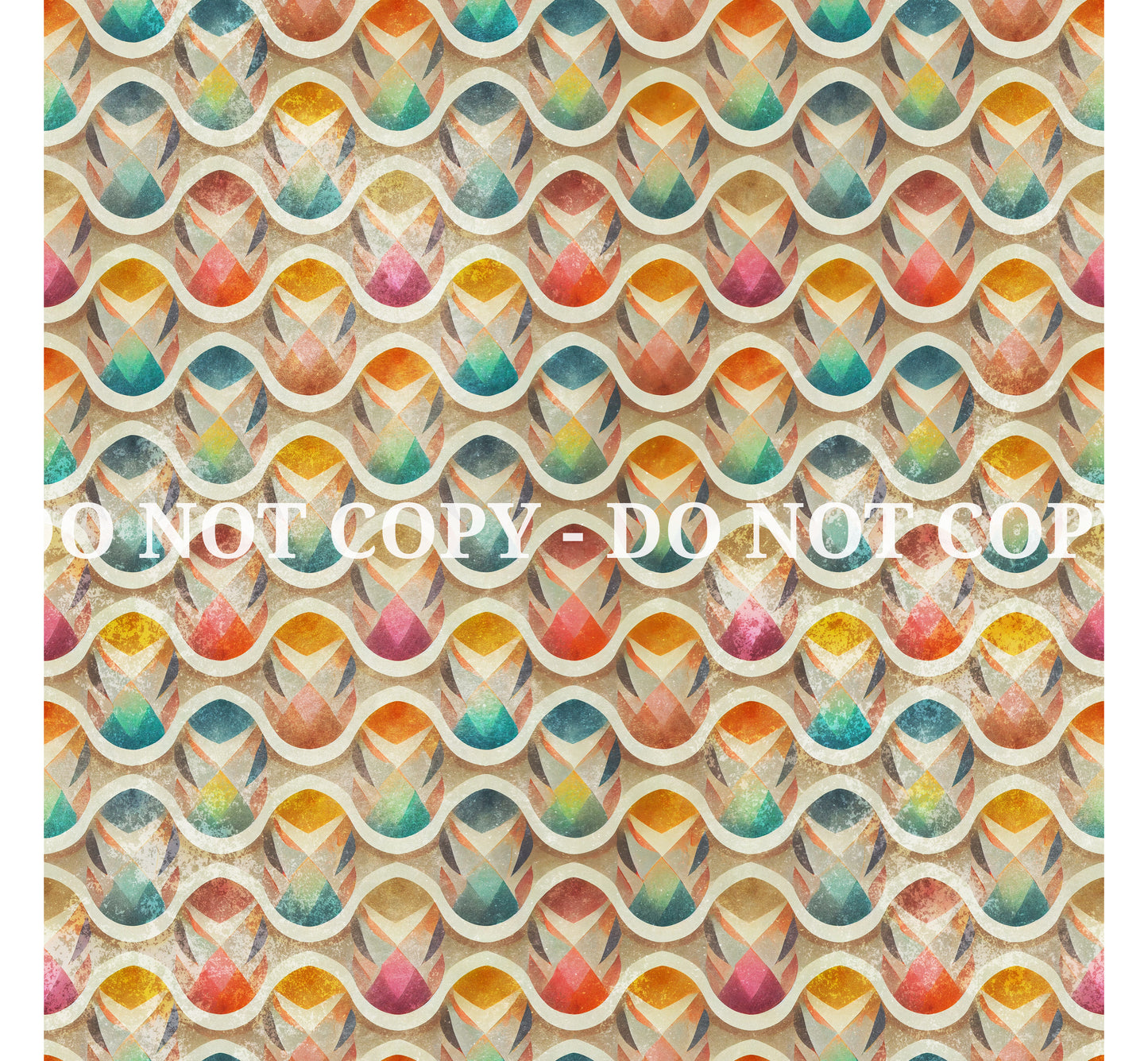 RETRO RAINBOW GRUNGE PATTERN VINYL - MULTIPLE VARIATIONS