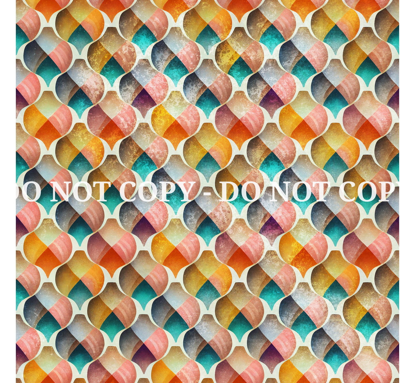 RETRO RAINBOW GRUNGE PATTERN VINYL - MULTIPLE VARIATIONS