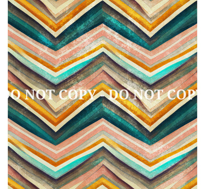 RETRO RAINBOW GRUNGE PATTERN VINYL - MULTIPLE VARIATIONS