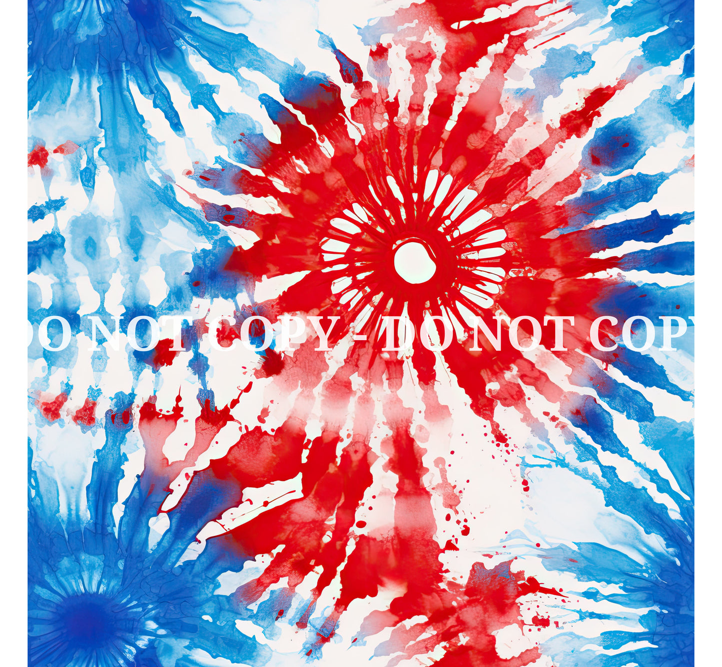 RED, WHITE AND BLUE TIE DYE PATTERN VINYL - MULTIPLE VARIATIONS