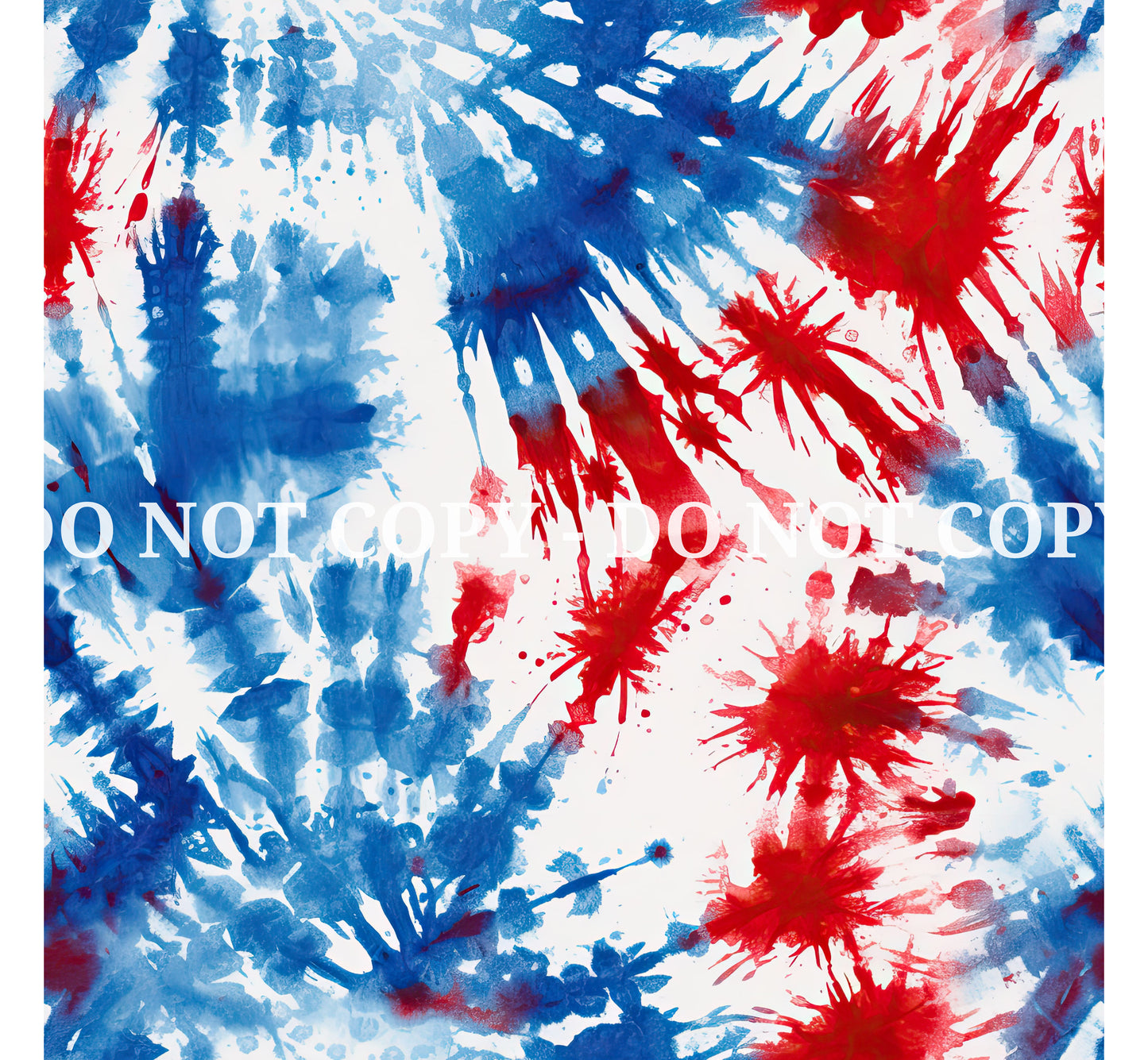 RED, WHITE AND BLUE TIE DYE PATTERN VINYL - MULTIPLE VARIATIONS