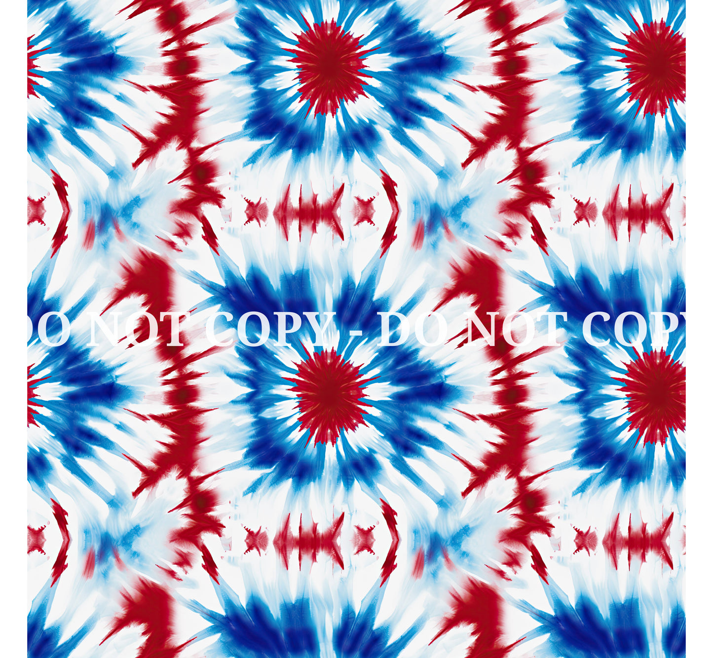 RED, WHITE AND BLUE TIE DYE PATTERN VINYL - MULTIPLE VARIATIONS