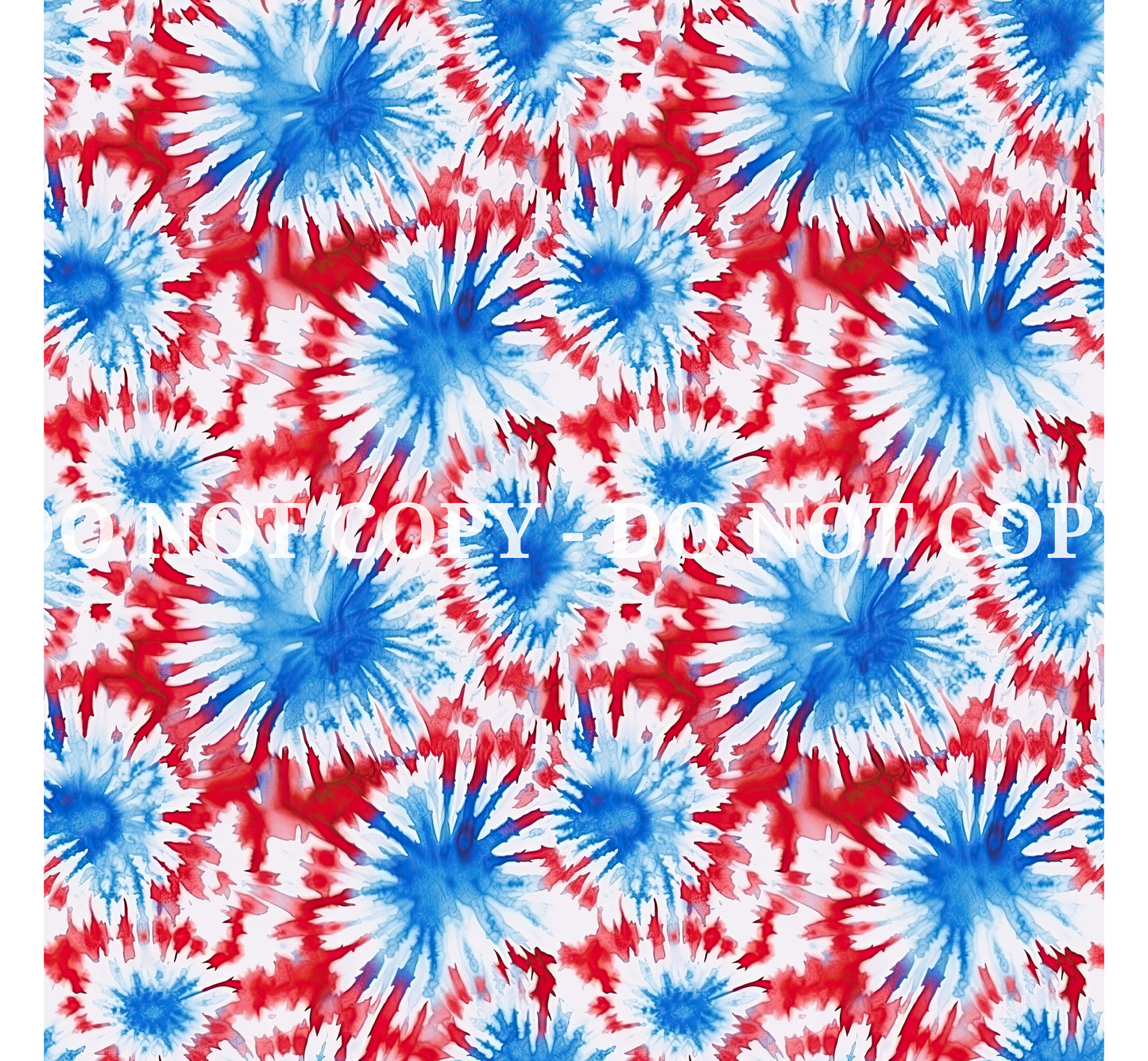 RED, WHITE AND BLUE TIE DYE PATTERN VINYL - MULTIPLE VARIATIONS