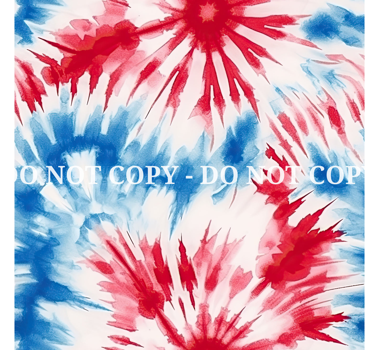 RED, WHITE AND BLUE TIE DYE PATTERN VINYL - MULTIPLE VARIATIONS