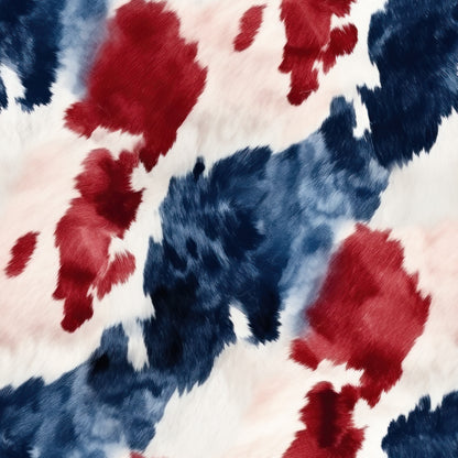 RED, WHITE AND BLUE COWHIDE VINYL - MULTIPLE VARIATIONS