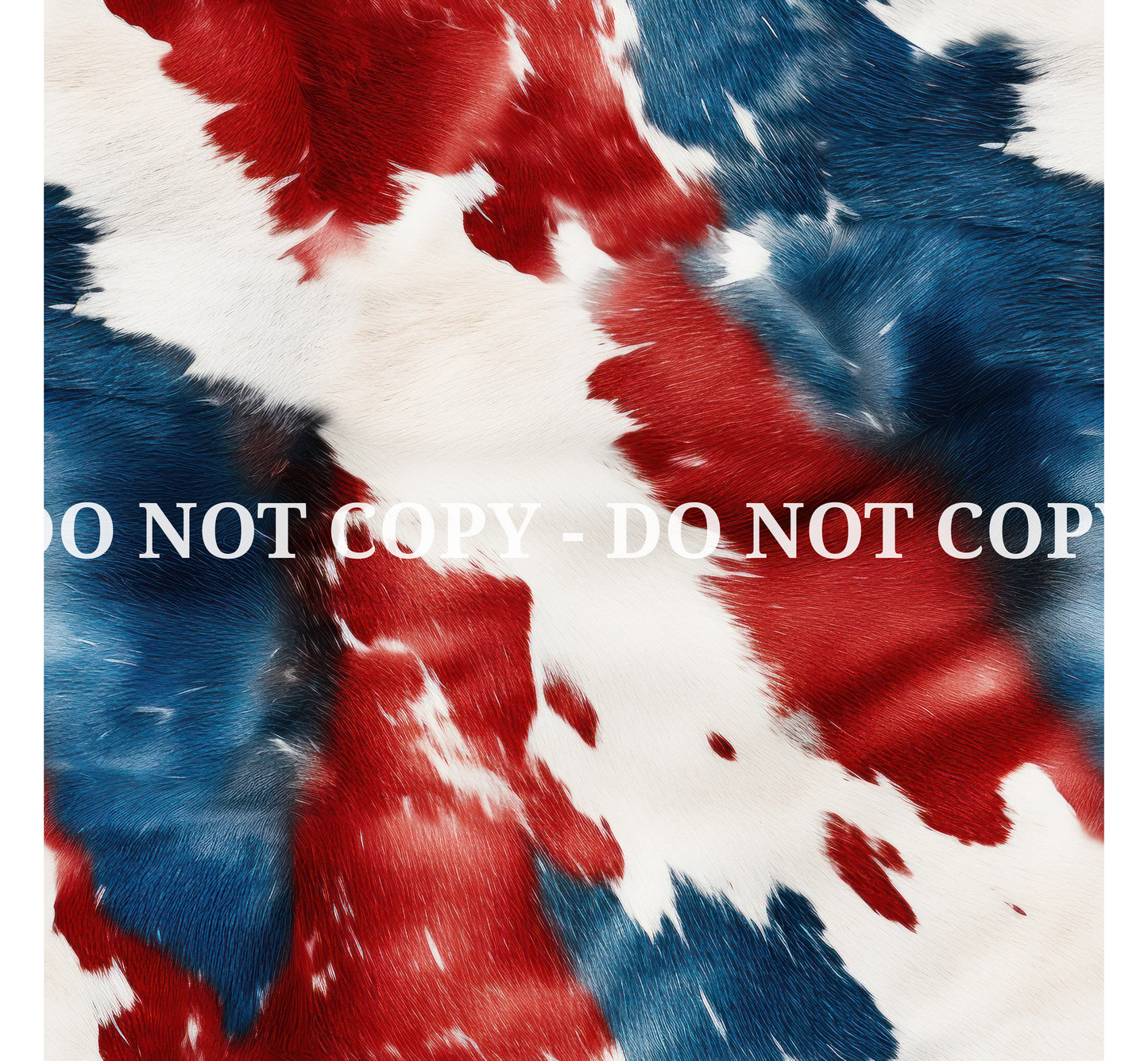 RED, WHITE AND BLUE COWHIDE VINYL - MULTIPLE VARIATIONS