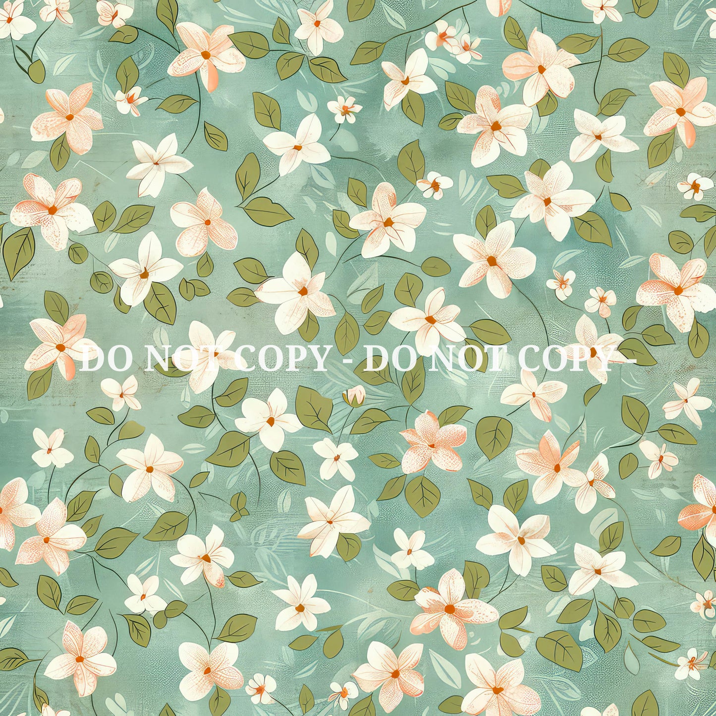 SHABBY FLORALS PATTERN VINYL - MULTIPLE VARIATIONS