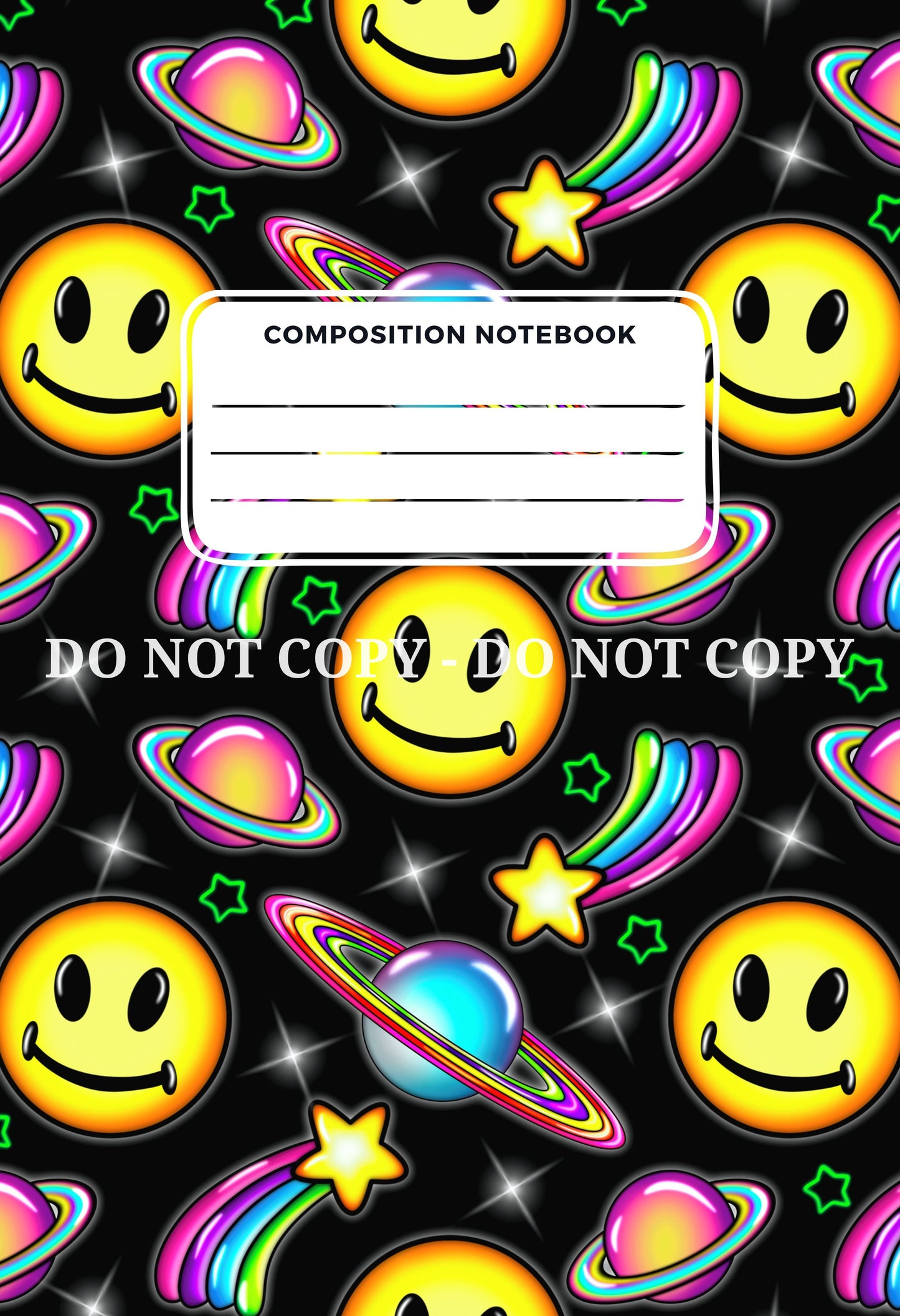 COMPOSITION NOTEBOOK COVERS - FRONT AND BACK - MULTIPLE VARIATIONS