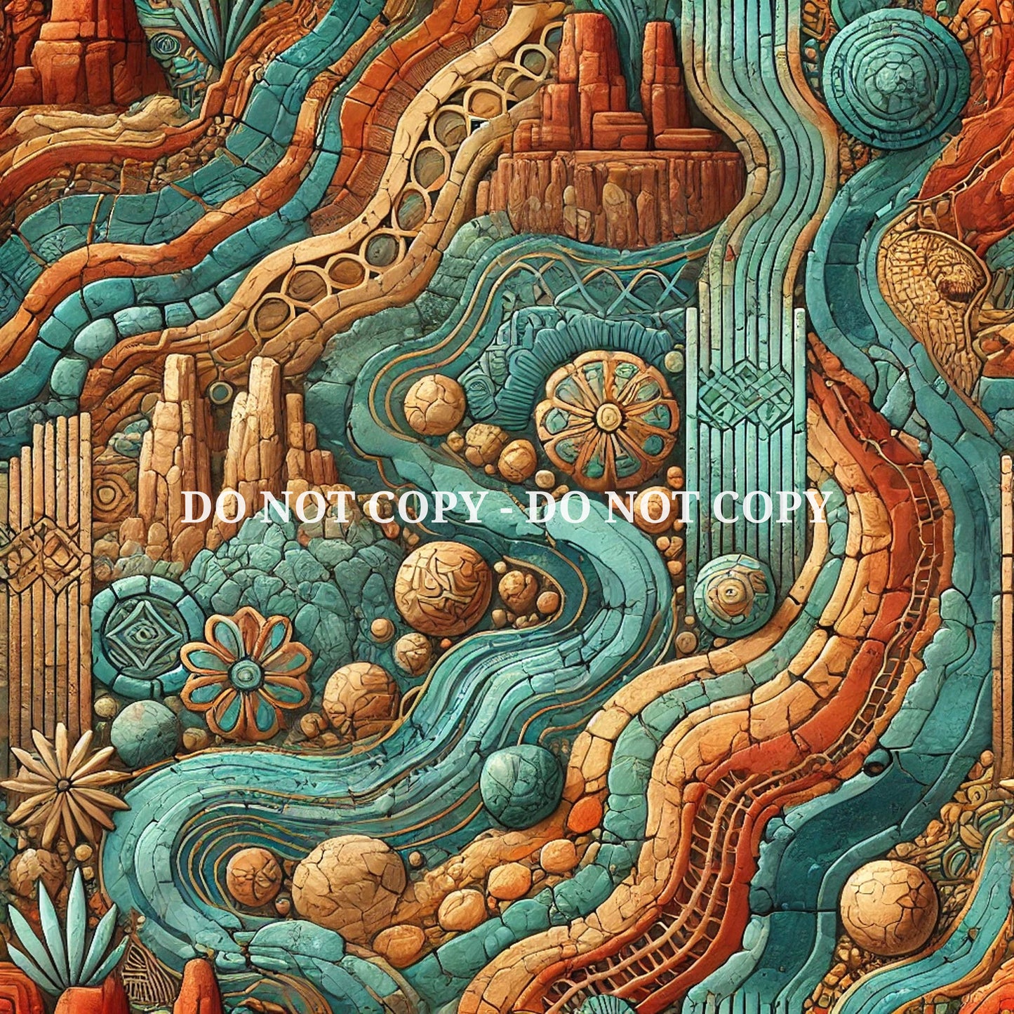 RICH RUST AND TURQUOISE SOUTHWEST  - MULTIPLE VARIATIONS