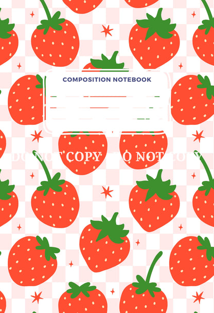 COMPOSITION NOTEBOOK COVERS - FRONT AND BACK - MULTIPLE VARIATIONS