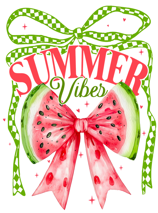 SUMMER VIBES WATERMELON - DECAL