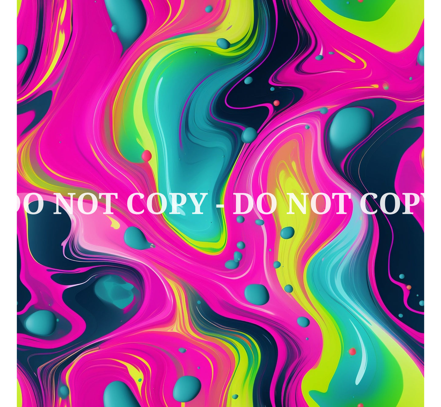 NEON SWIRL PATTERN VINYL - MULTIPLE VARIATIONS