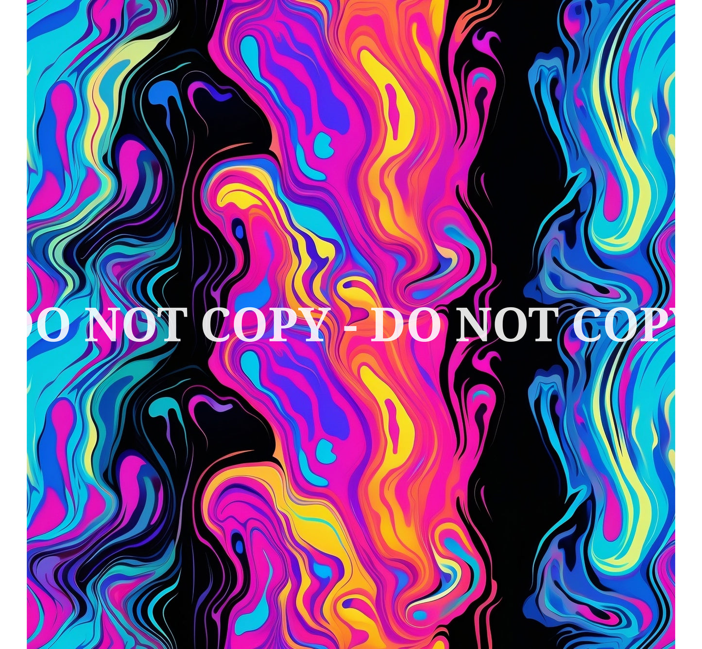 NEON SWIRL PATTERN VINYL - MULTIPLE VARIATIONS