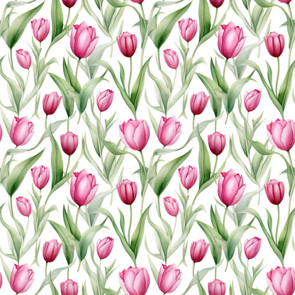 WATERCOLOR TULIPS VINYL  - MULTIPLE VARIATIONS