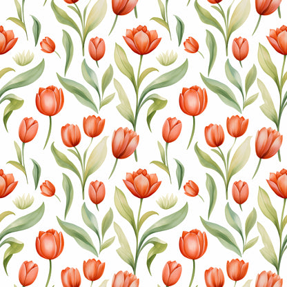 WATERCOLOR TULIPS VINYL  - MULTIPLE VARIATIONS