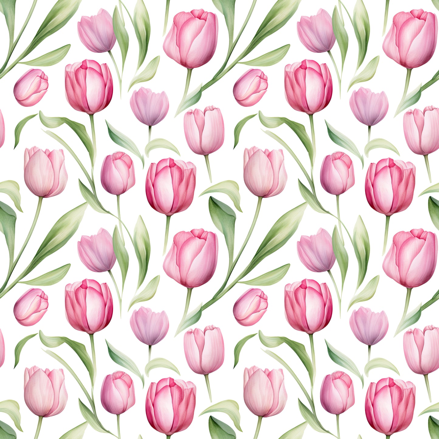 WATERCOLOR TULIPS VINYL  - MULTIPLE VARIATIONS