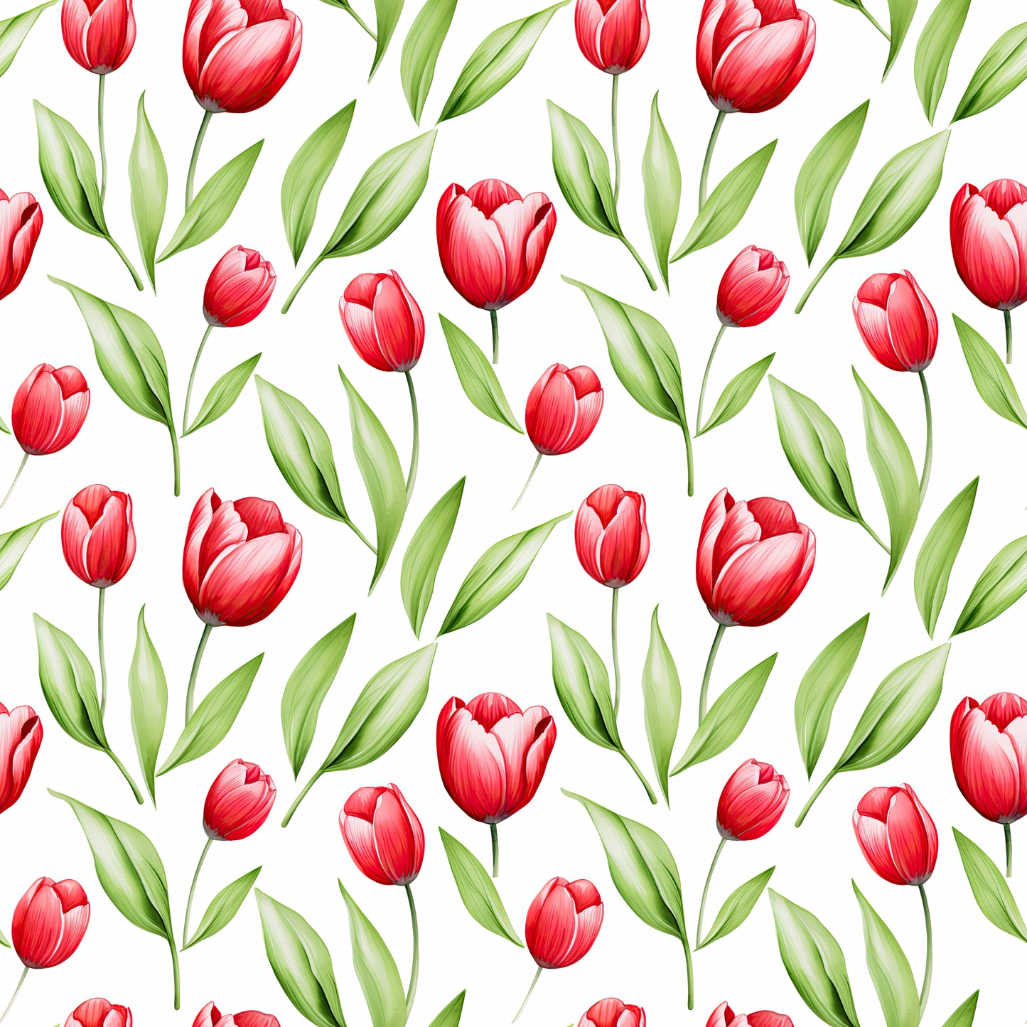 WATERCOLOR TULIPS VINYL  - MULTIPLE VARIATIONS