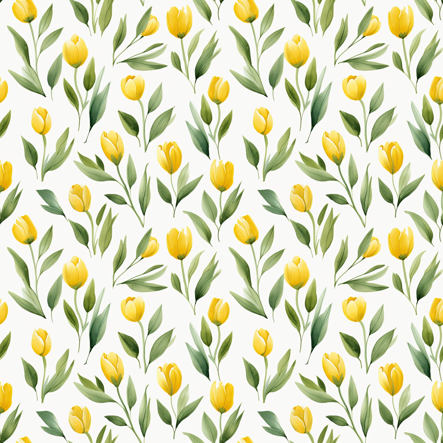 WATERCOLOR TULIPS VINYL  - MULTIPLE VARIATIONS