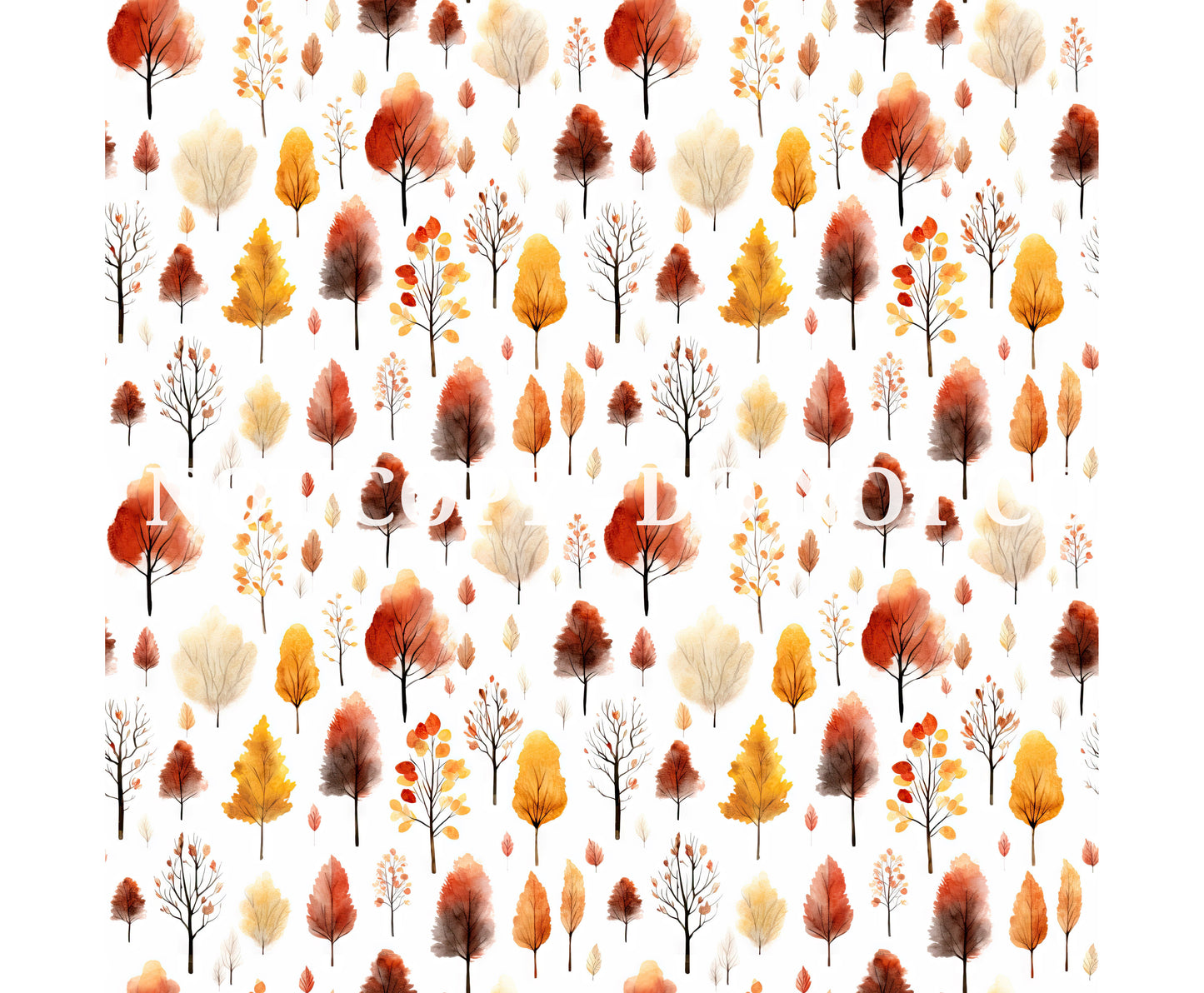 FALL WATERCOLOR PATTERN VINYL - MULTIPLE VARIATIONS