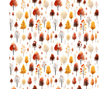 FALL WATERCOLOR PATTERN VINYL - MULTIPLE VARIATIONS