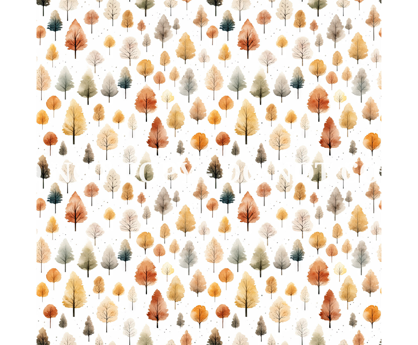 FALL WATERCOLOR PATTERN VINYL - MULTIPLE VARIATIONS