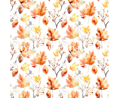 FALL WATERCOLOR PATTERN VINYL - MULTIPLE VARIATIONS