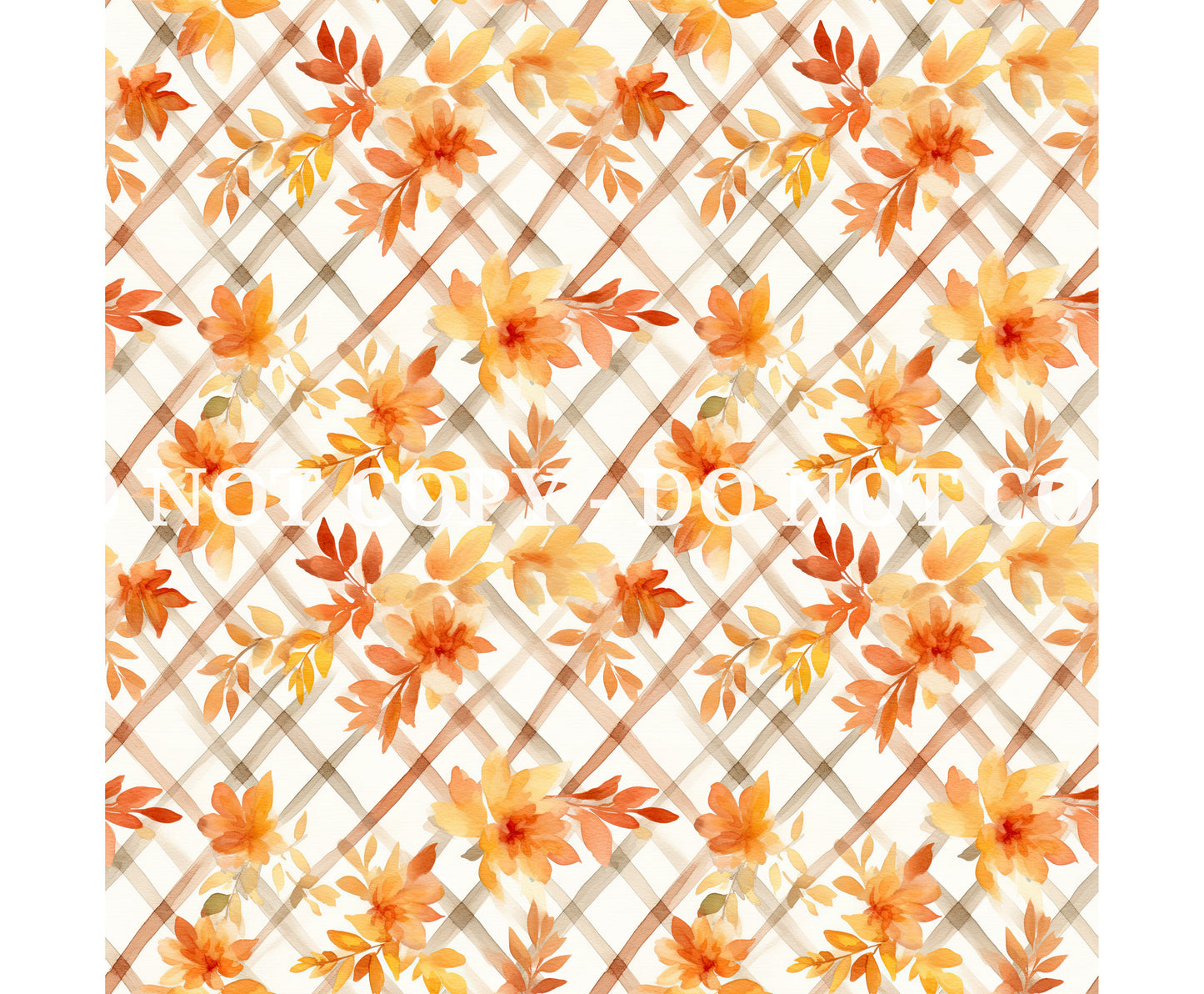 FALL WATERCOLOR PATTERN VINYL - MULTIPLE VARIATIONS