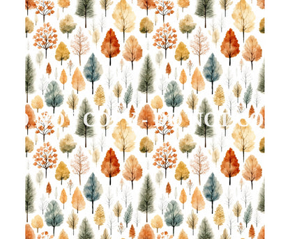 FALL WATERCOLOR PATTERN VINYL - MULTIPLE VARIATIONS