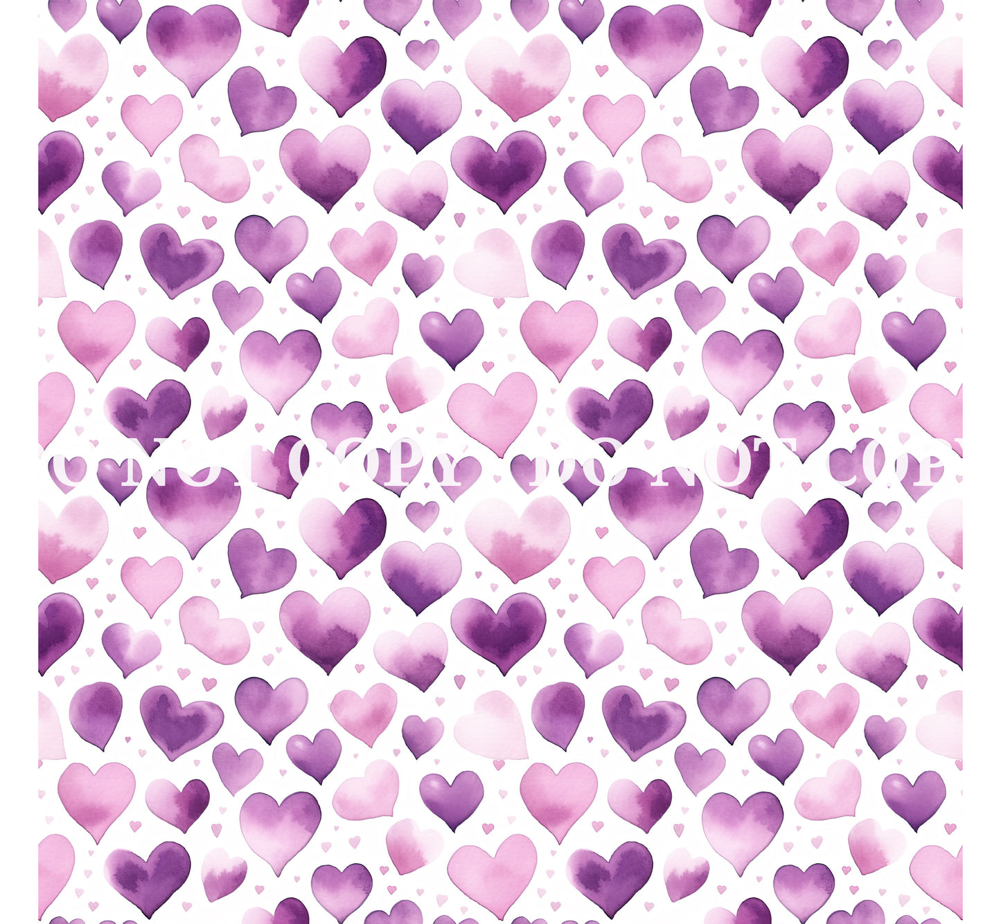 WATERCOLOR HEARTS VINYL - MULTIPLE VARIATIONS