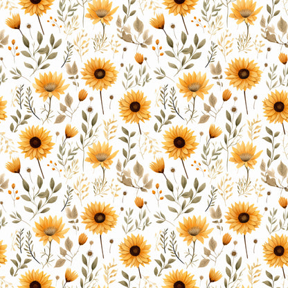 WATERCOLOR SUNFLOWERS VINYL - MULTIPLE VARIATIONS