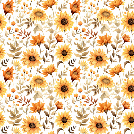 WATERCOLOR SUNFLOWERS VINYL - MULTIPLE VARIATIONS