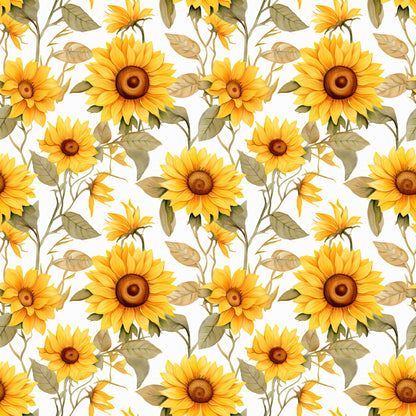 WATERCOLOR SUNFLOWERS VINYL - MULTIPLE VARIATIONS