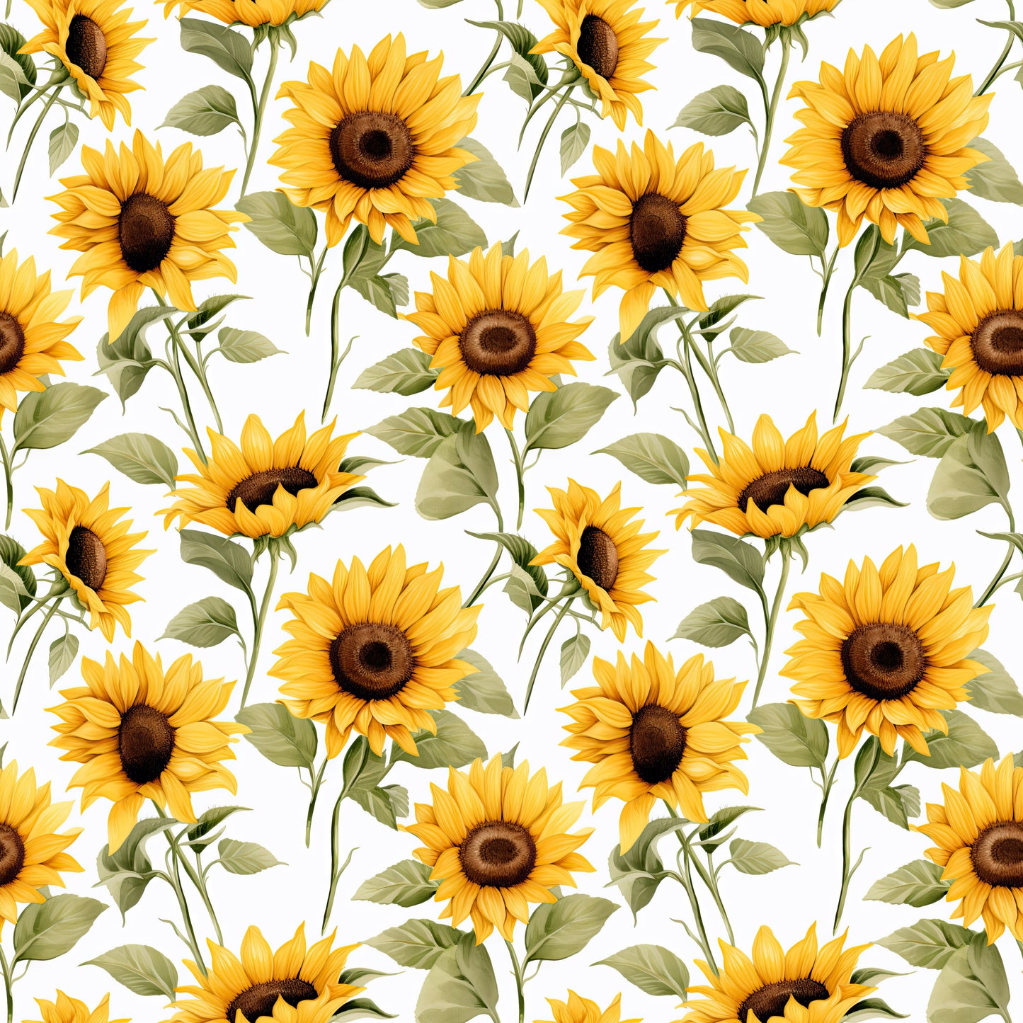 WATERCOLOR SUNFLOWERS VINYL - MULTIPLE VARIATIONS