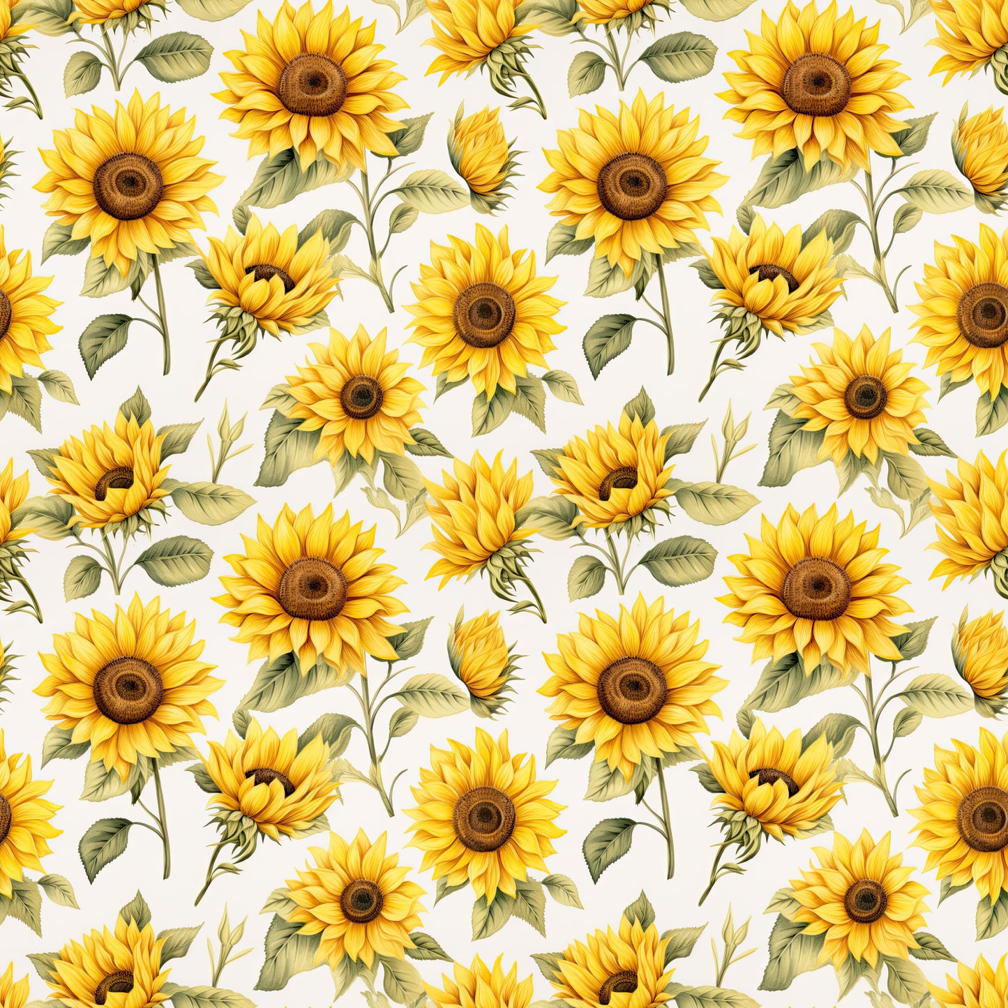 WATERCOLOR SUNFLOWERS VINYL - MULTIPLE VARIATIONS