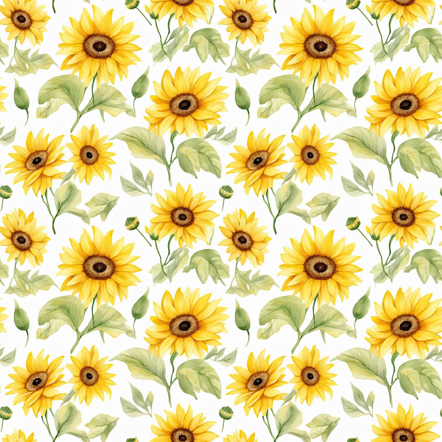 WATERCOLOR SUNFLOWERS VINYL - MULTIPLE VARIATIONS