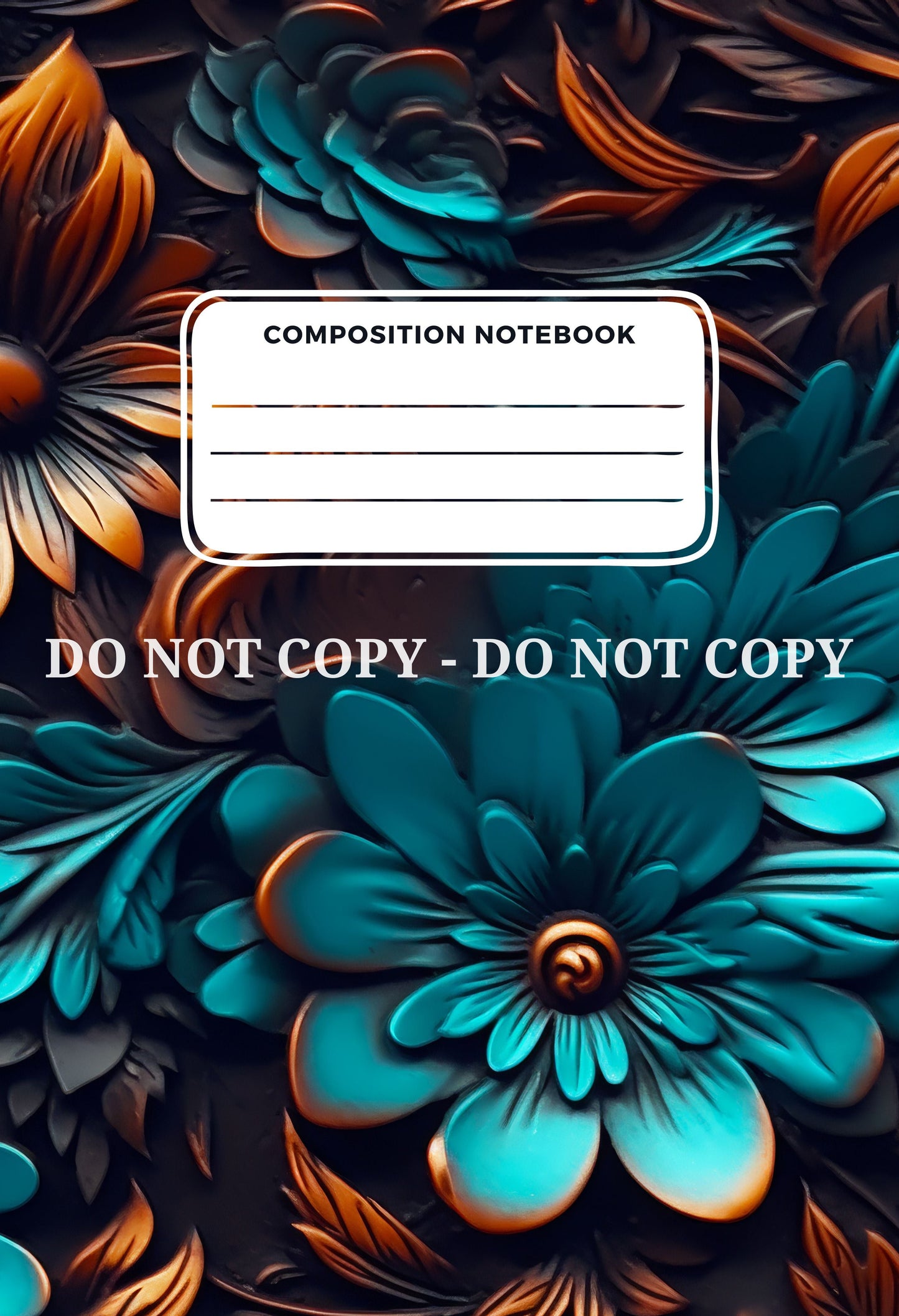 COMPOSITION NOTEBOOK COVERS - FRONT AND BACK - MULTIPLE VARIATIONS