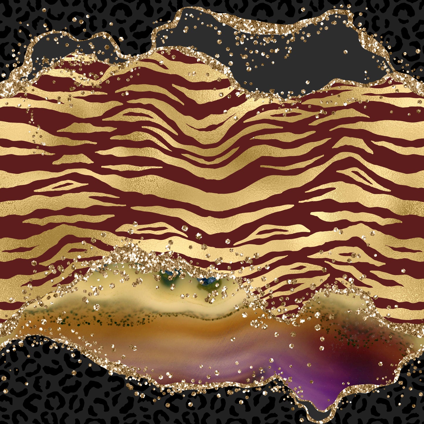 WILD ANIMAL AGATE PATTERN VINYL - MULTIPLE VARIATIONS