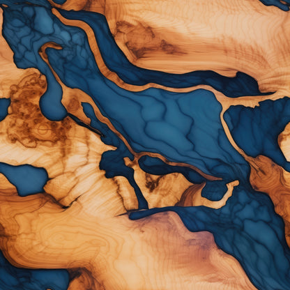 WOOD & RESIN RIVERS PATTERN VINYL - MULTIPLE VARIATIONS