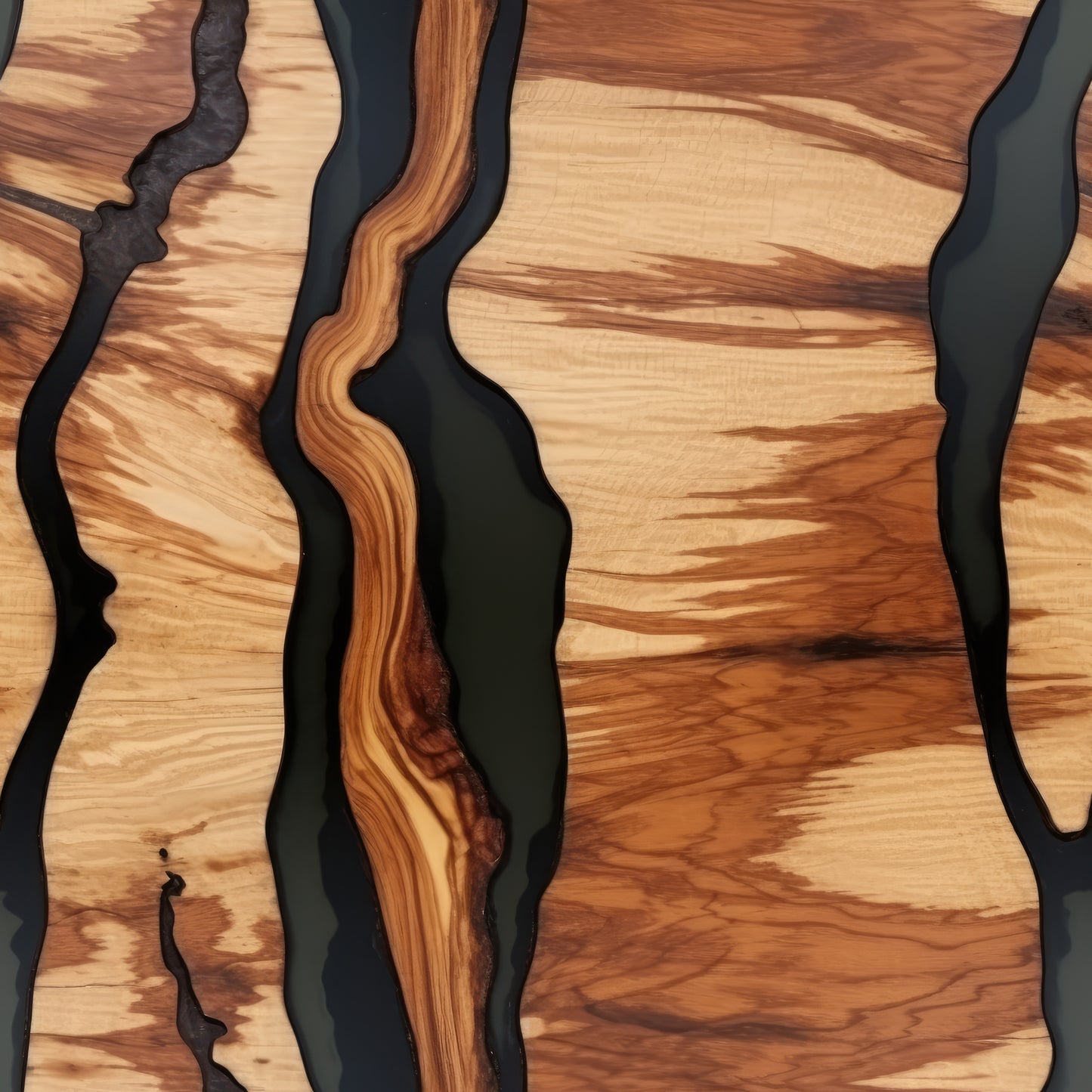 WOOD & RESIN RIVERS PATTERN VINYL - MULTIPLE VARIATIONS