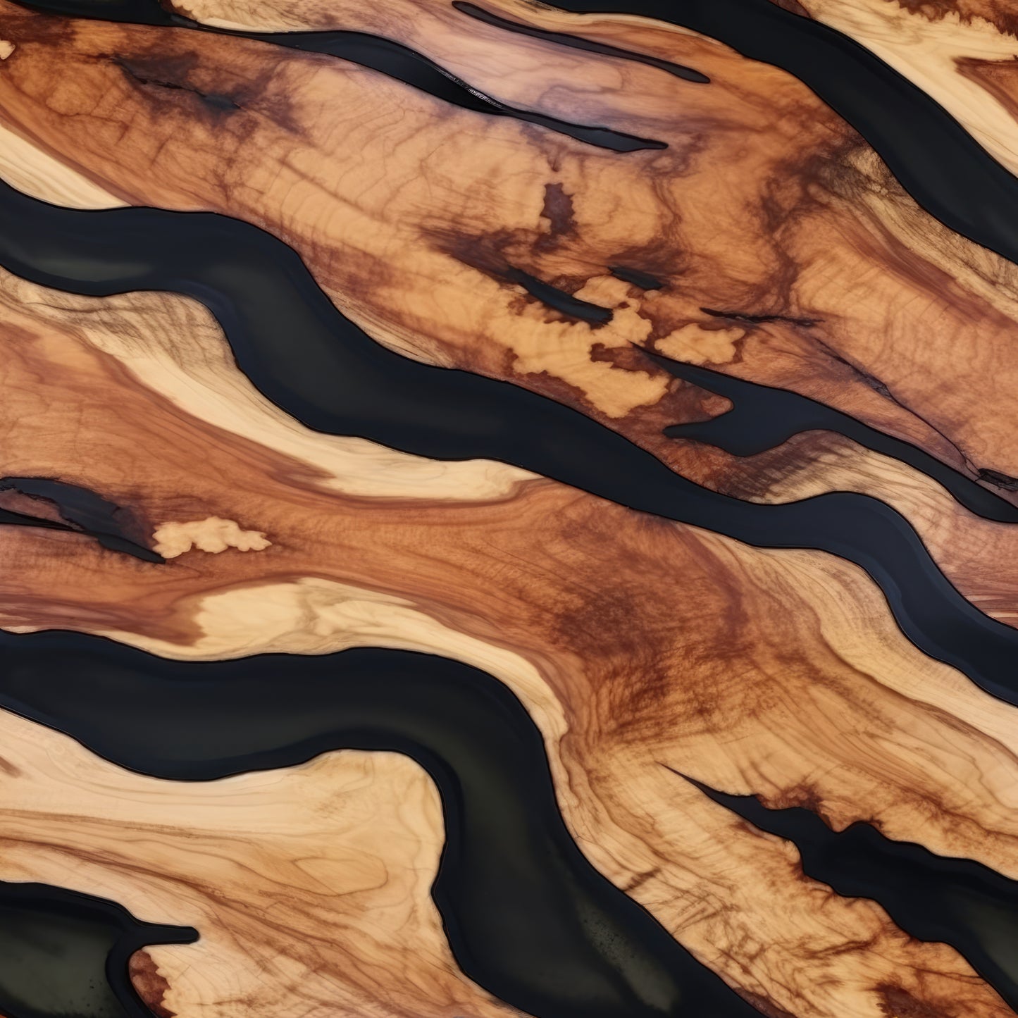 WOOD & RESIN RIVERS PATTERN VINYL - MULTIPLE VARIATIONS